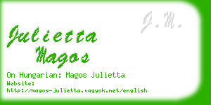 julietta magos business card